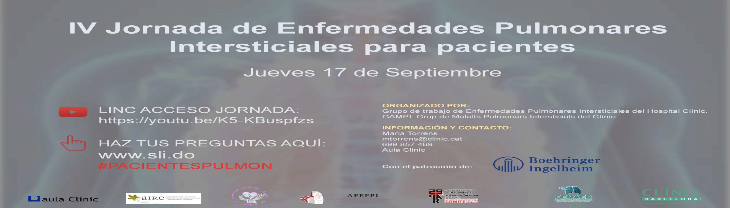 IV Jornadas de Enfermedades Pulmonares Intersticiales Difusas