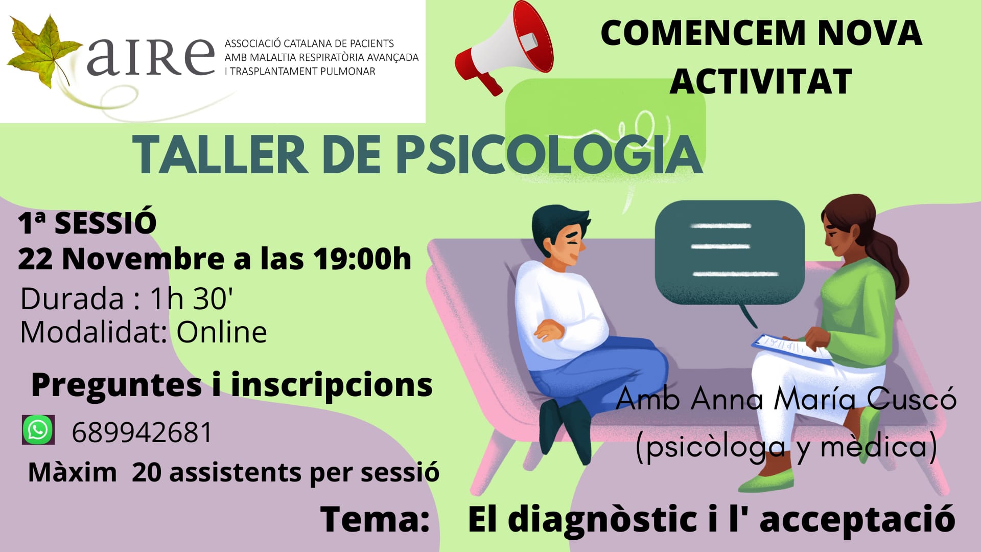 TALLER PSICOLOGIA – RESILIENCI