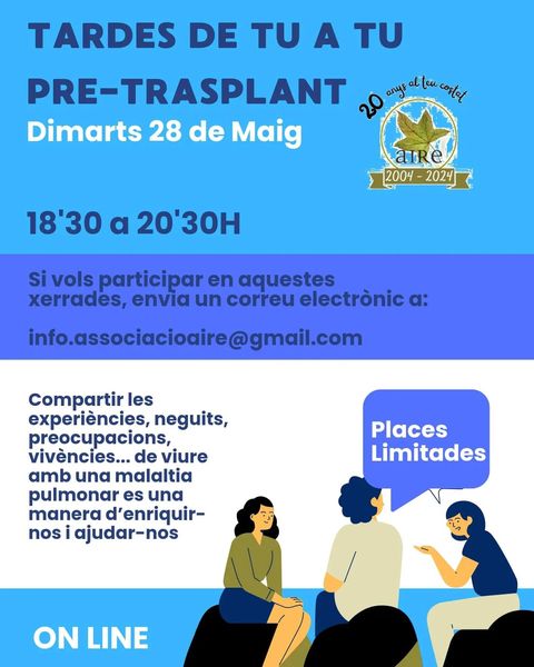 TARDES DE TU A TU PRE- TRANSPLANT
