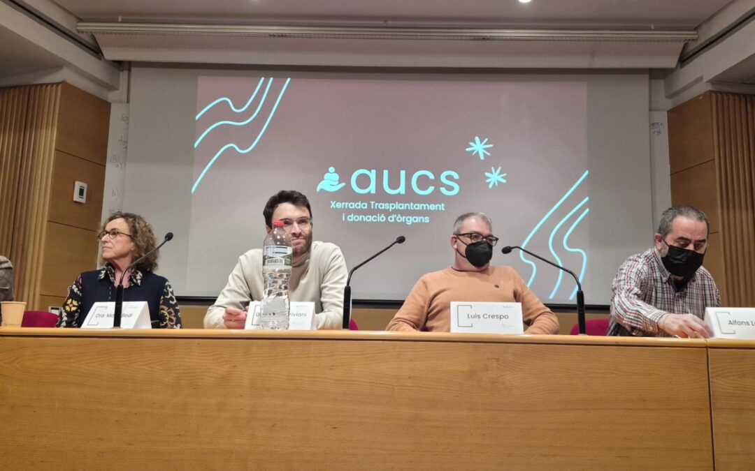 Charla sobre trasplante y donación de órganos en el AUCS de Reus (Tarragona)