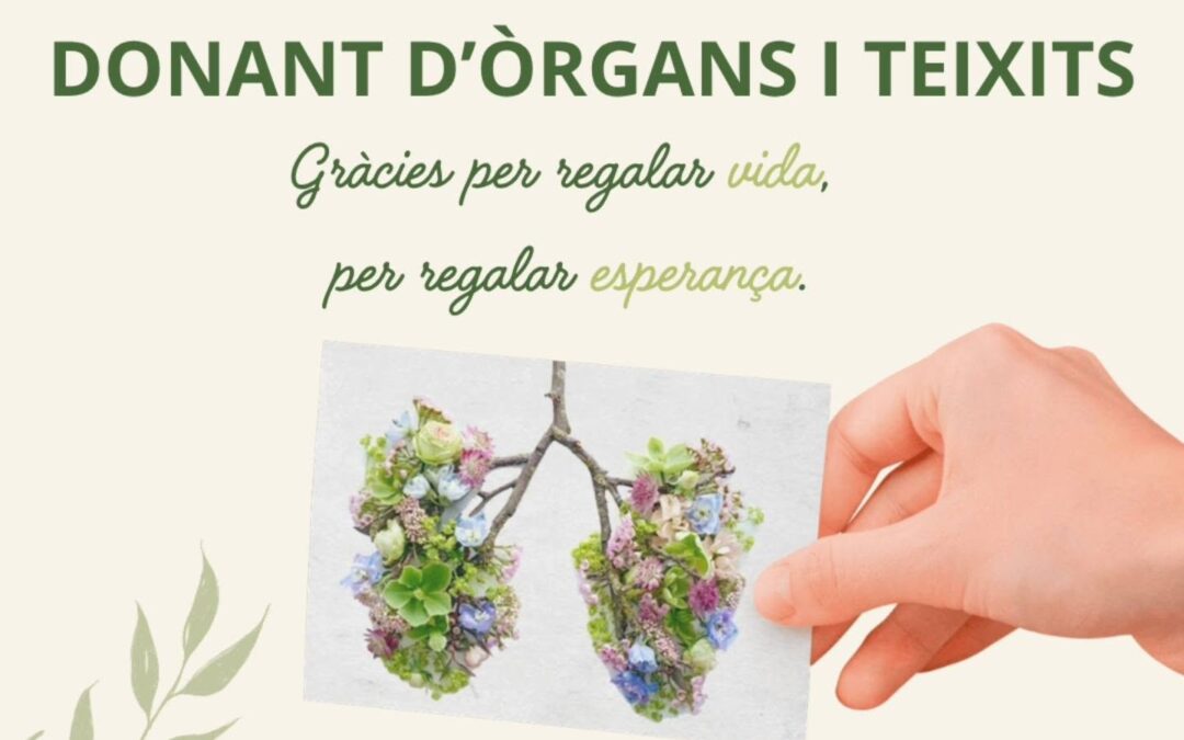 Dia Nacional del Donant d’Òrgans i Teixits – 3 de juny