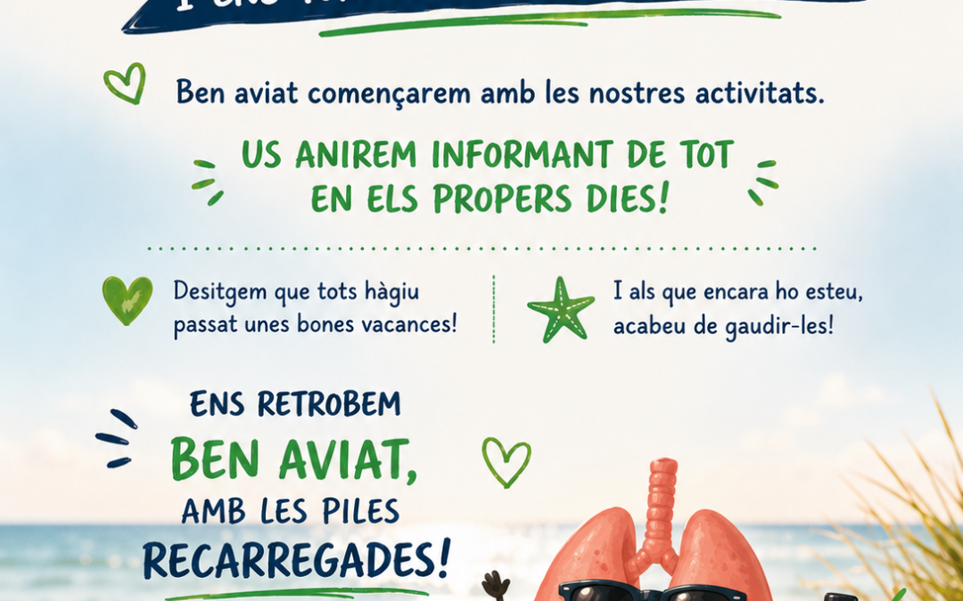  S’acaben les vacances… i a AIRE ens tornem a posar en marxa! 